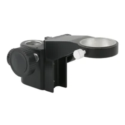 Supporto per supporto industriale regolabile con diametro dell'anello da 50 mm Braccio articolato Staffa per morsetto per pilastro Accessori per microscopio Foro da 25 mm