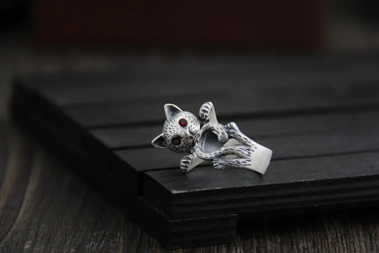 Fashion Jewelry Cat Rings Hot Selling Opening Ring for Girl Women Lady Party Wedding Gifts