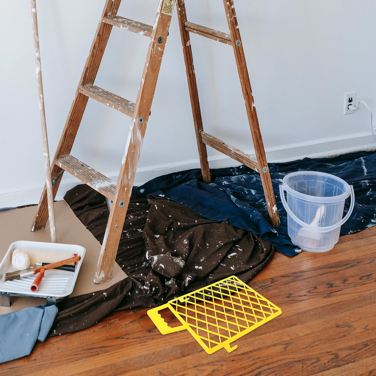 

Plastic Paint Filter Grid 200x170mm Disposable Tray Liner for Painting Supplies Small Buckets Easy Clean Compact Size