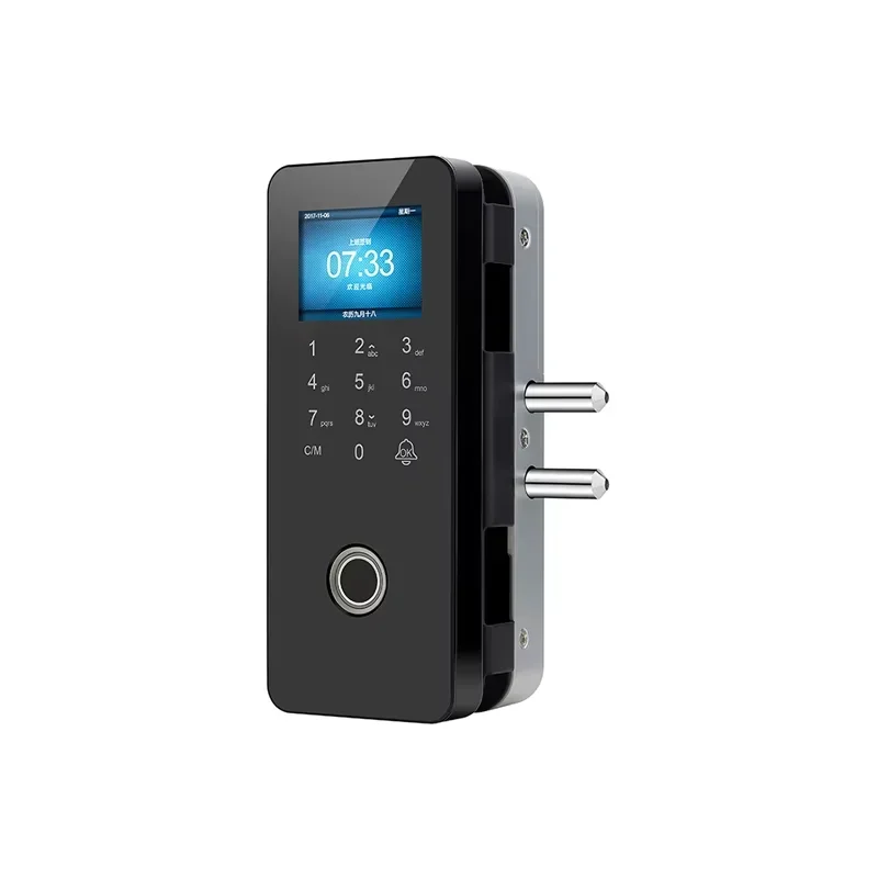 Fingerprint Remote Control Smart Glass Door Lock IGlass308