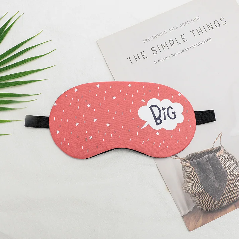 Cotton Sleep Mask Silk Eye Mask Soft Blackout Blindfold With Adjustable Strap Sleeping Eye Cover Mask For Travel