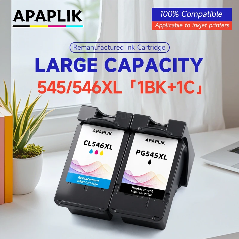 Compatible PG545 545 XL 546 XL Ink Cartridge Replacement For Canon 545 CL546 For Pixma MG3051 MG3052 MG3053 MX490 Printer