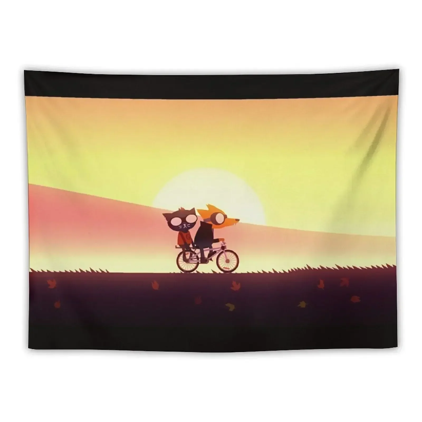 Night in the woods cycles poster HD Tapestry Wallpapers Home Decor Outdoor Decor Tapestry