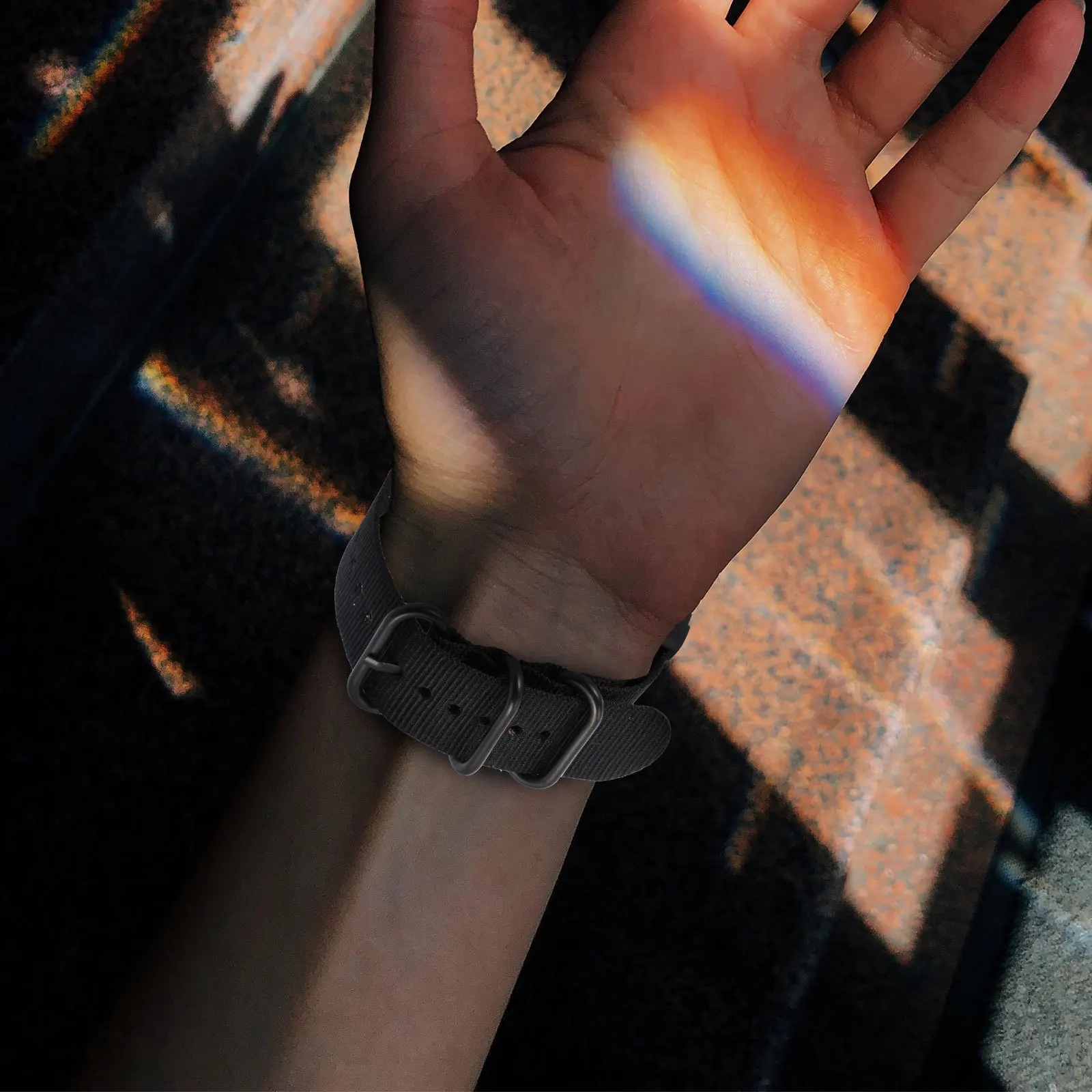 

1Set Nylon Watchband Lightweight Durable Permeable Canvas Material Ideal for Sports Wear and Daily Use Gift Option