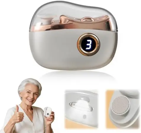 

Electric Nail Clipper for Seniors with LED Light, Cordless, 3 Speeds