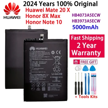 Batteria originale al 100% 5000mAh HB3973A5ECW per Huawei Honor Note 10 RVL-AL09 RVL-AL10 Mate 20X20X Mate20X EVR-AL00 Honor 8X Max