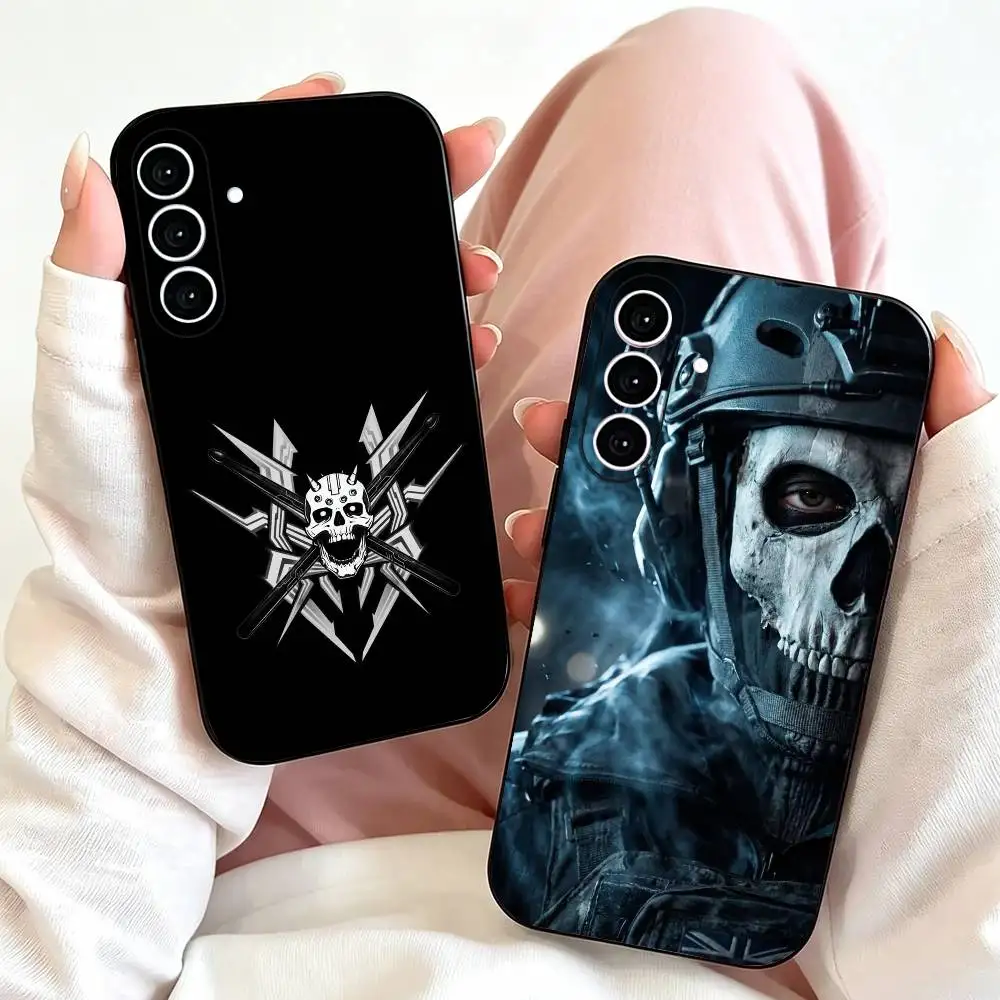 G-Ghost-COD Call Of D-Duty  Phone Case For Samsung Galaxy A73,A72,A71,A70,A53,A52,A51,Others Soft Black Cover