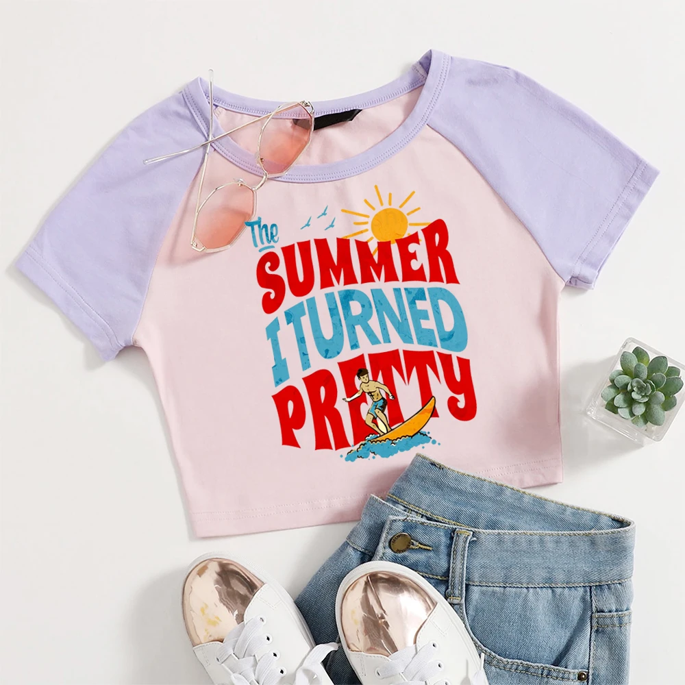 Cousins Beach T-shirt The Summer I Turned Pretty Team Jeremiah Conrad  Women Girls Fashion O-Neck Short Sleeves  Fans Gift Tops