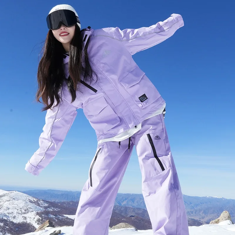 

New Ski Jackets Men Winter Thermal Woman Snowboarding Clothes Outdoor Waterproof Windproof Sports Skiing Snow Man's Jacket Coat