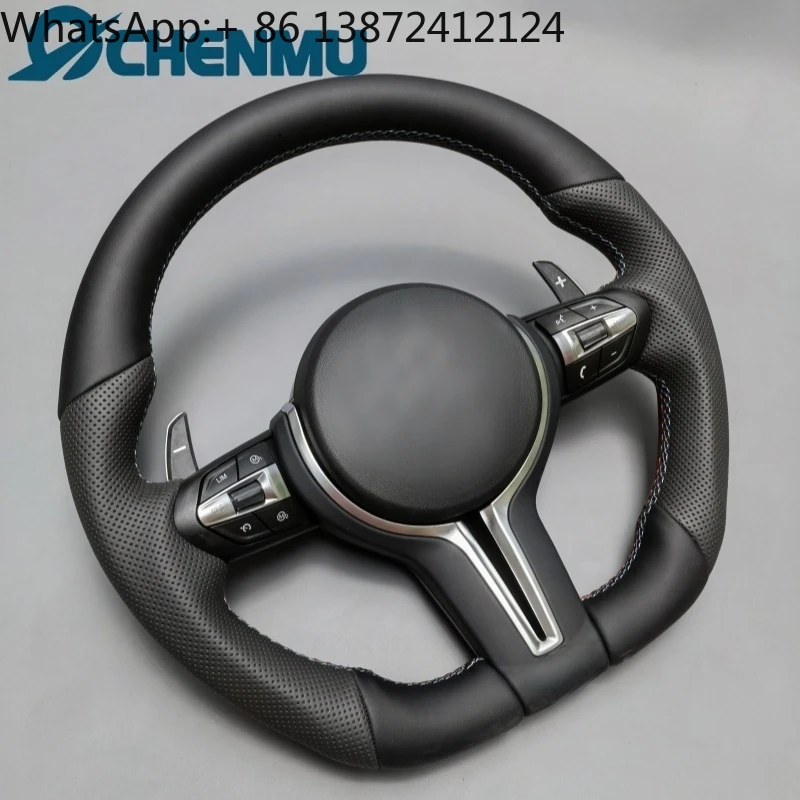 

Factory Supply HOT SALE Leather Car Steering Wheel for BMW F30 F10 F15 F36 F01 F20 F22 F25 F31 F32 M3 M4 M5 M6