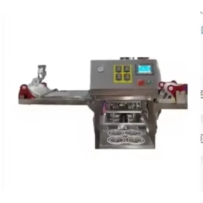 Máquina seladora de plástico 95/90/75mm automática 4 copos