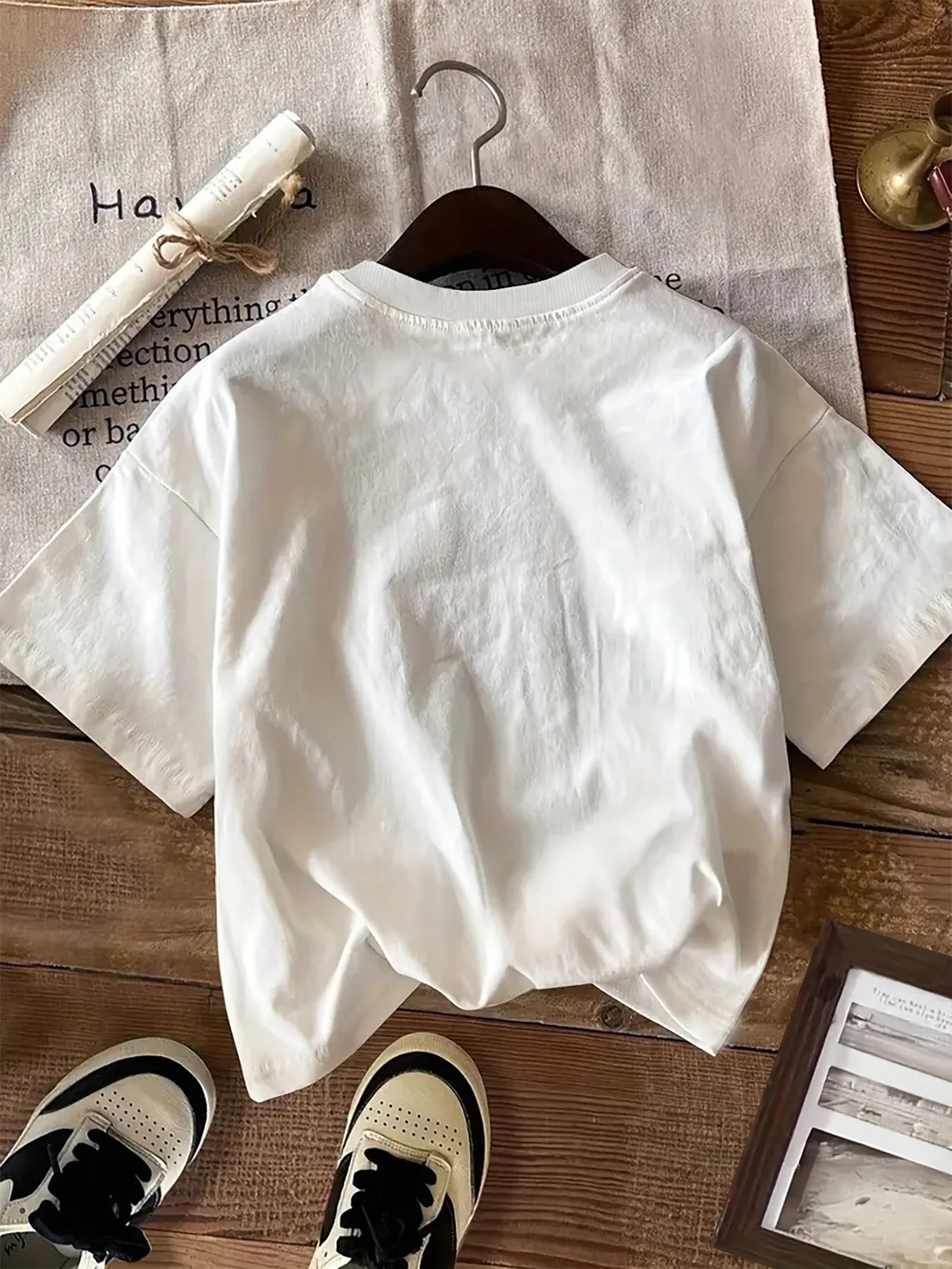 Wassermelonenmuster Damen T-Shirt Rundhals Kurzarm Shirt Ästhetische Streetwear Cottagecore Grafik-Top Damenbekleidung – Detail 3