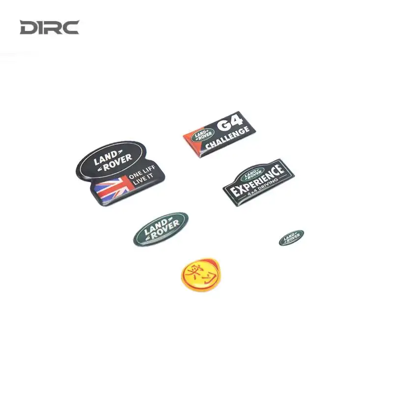 Pegatinas decorativas para coche trepador, piezas de estado de ánimo para 1/10 RC Crawler car TRX4M Defender Land Rover Discovery 1 Camel Cup stickers