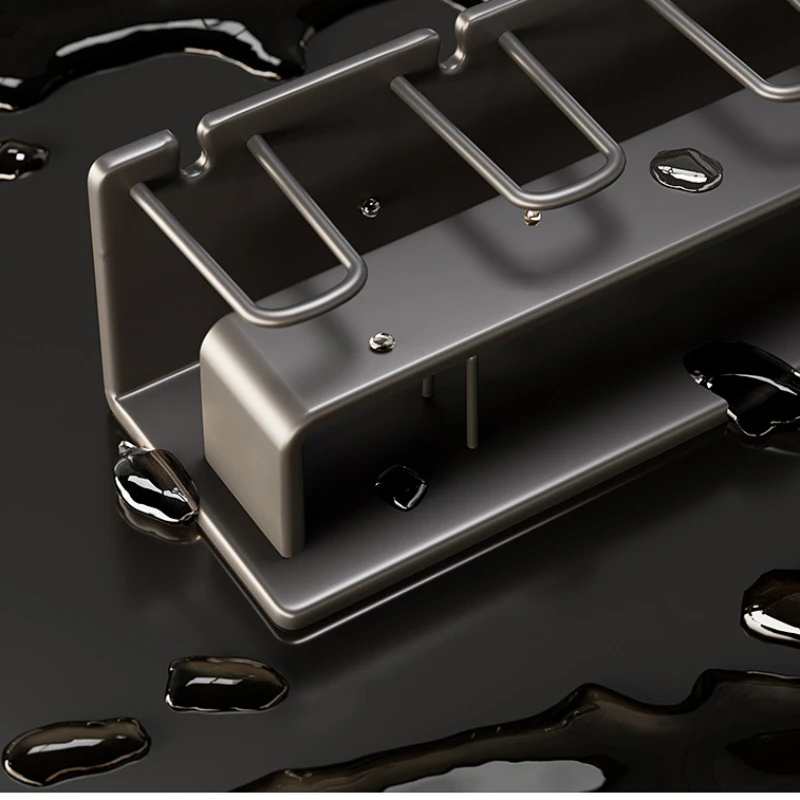 WEPICK Bathroom Electric Toothbrush Rack Large Space Punch-free Wall-mounted Tooth Brush Stand Toothpaste Razor Facial Cleanser