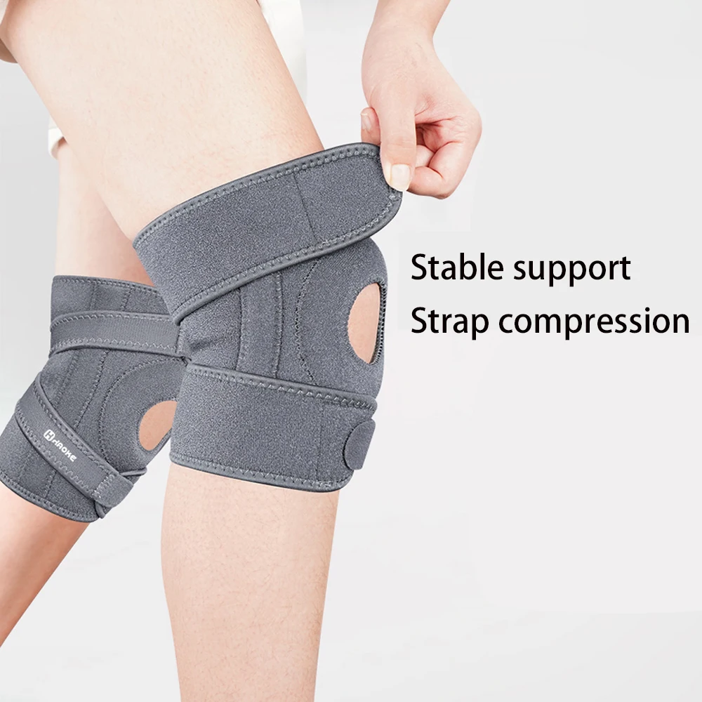 

Регулируемый дышащий спортивный наколенник с поддержкой суставов и защитой надколенника для мениска и связок