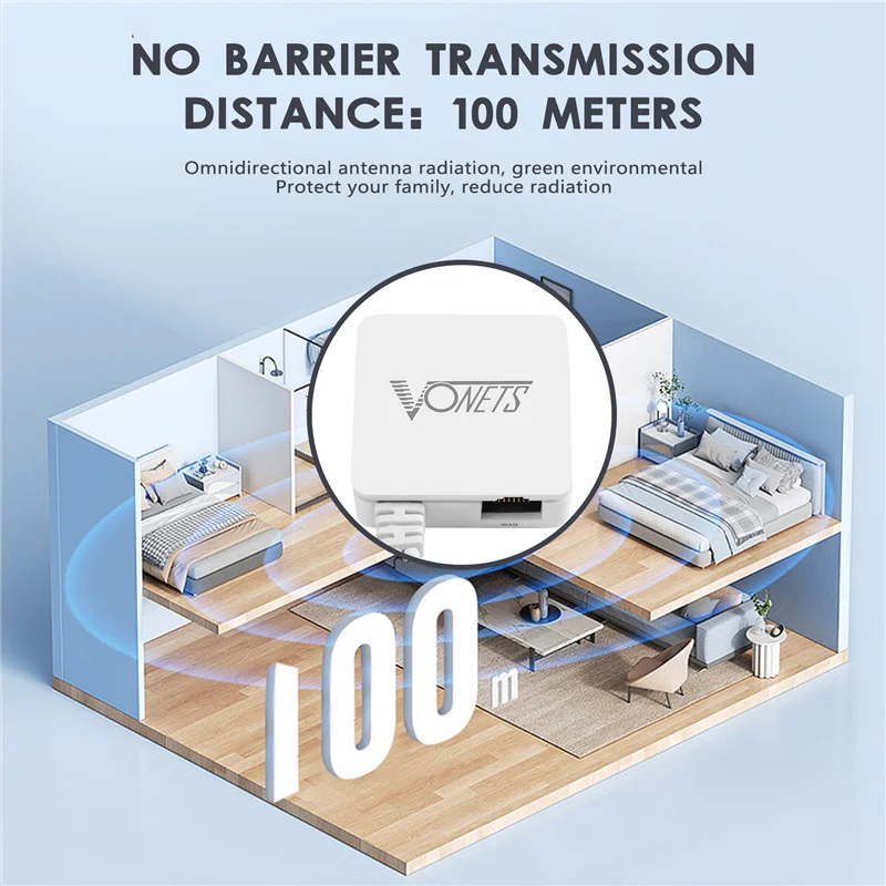 VONETS VAR11N-300 Мини-многофункциональный беспроводной портативный Wi-Fi-маршрутизатор/мост Wi-Fi/повторитель Wi-Fi 300 Мбит/с протокол 802.11N-X64A