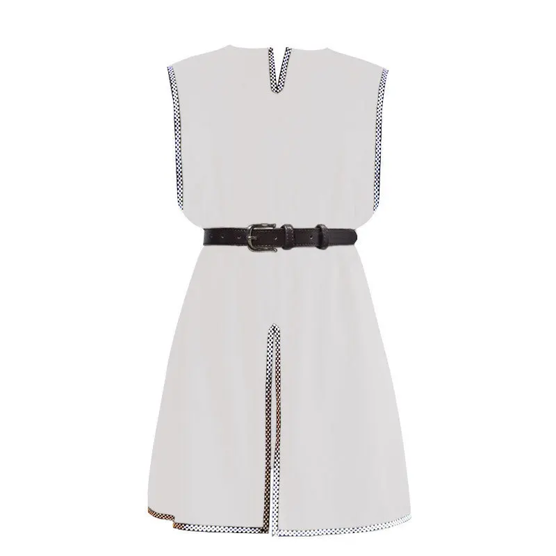 Vestido largo de caballero Retro Medieval para hombre, disfraz de samurái de batalla de loween, ropa redonda con cintura cosida para hombre