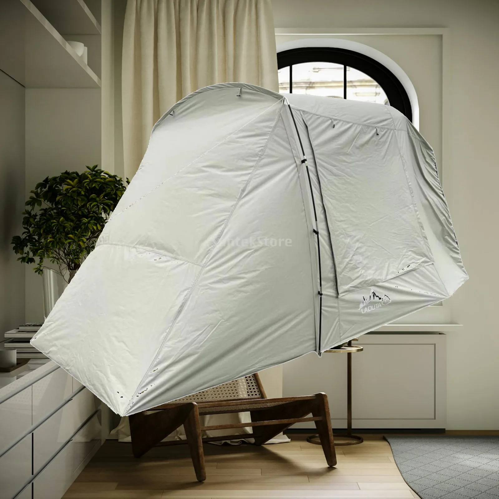 Vehicle Rear Canopy Car Awning Sun Shelter Mesh Ventilation Portable Tent for SUV Minivan Touring