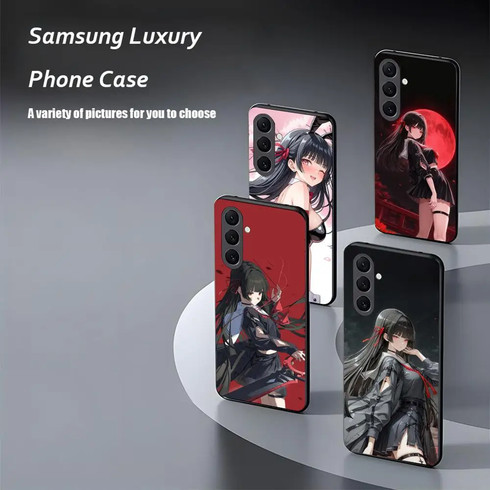 Hot Chisa Wuthering Waves Phone Case For Samsung Galaxy S26 S25 S24 S23 S22 S21 Plus Ultra Note20 Soft Black view 4