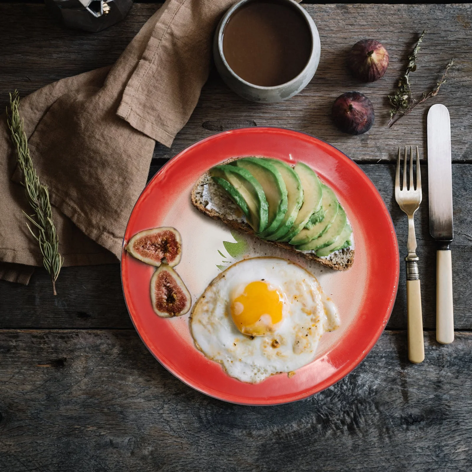 

3Pcs Thick Steamed Dish Plates Vintage Enamelware Food Tray Snack Holder Kitchen Tableware Dining Living Room Office