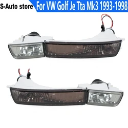 Front Bumper  Fog Light Turn Signal Light Lamp For VW Golf Je Tta Mk3 1993-1998 Fog Lamp Assembly Car Accessories