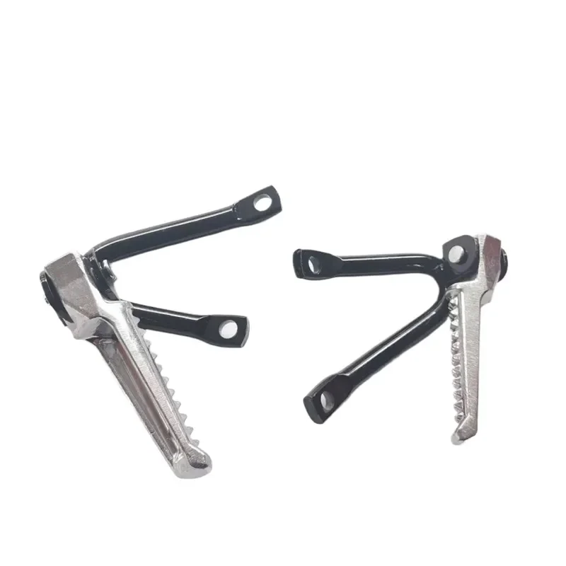 Aluminum Alloy Rear Foot Peg Pedal Assembly Compatible with Zongshen CQR250 Off Road Motorcycle Durable Iron Brake Lever