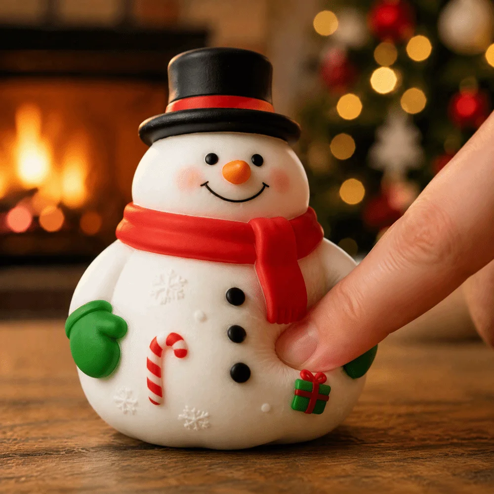 New Soft Squishy Fidget Cute Sensory Stress Relief Calming Adorable Christmas Squeeze Daily