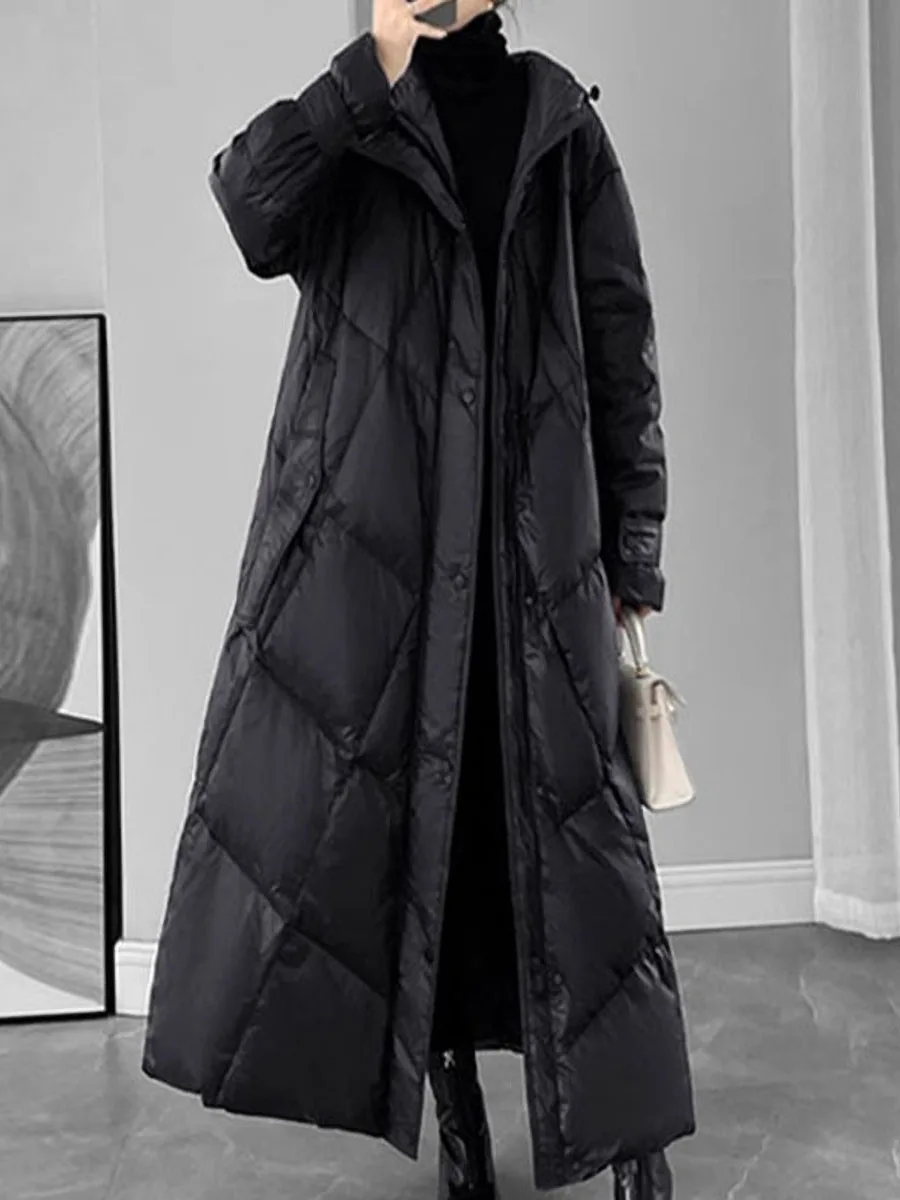

Thiened Winter Cotton Jaet Women's plus Size Medium Length Faionable Personalized Trendy Outerwear Korean Sle Loose Fit