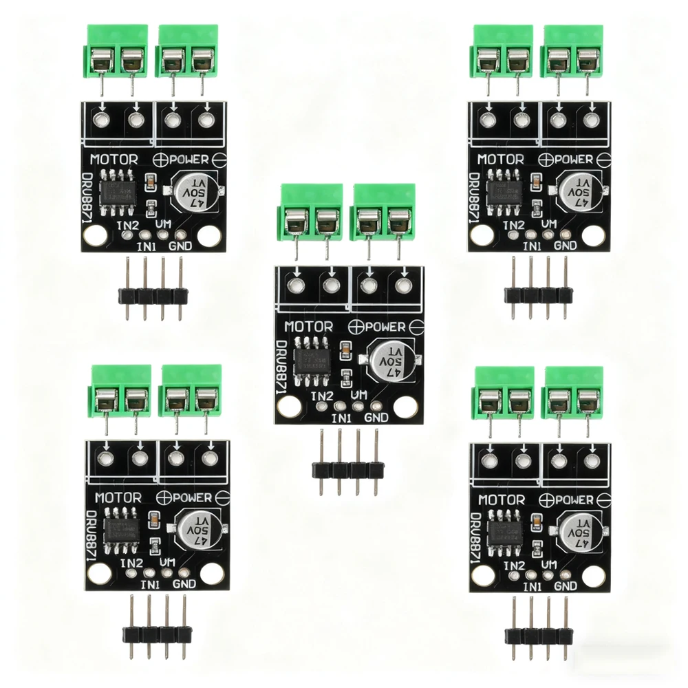 

1-5pcs DRV8871 DC 6.5-45V H-Bridge Motor Driver Module 3.6A Brushed DC Motor Control PWM 10A Sinking Source for DIY Robot