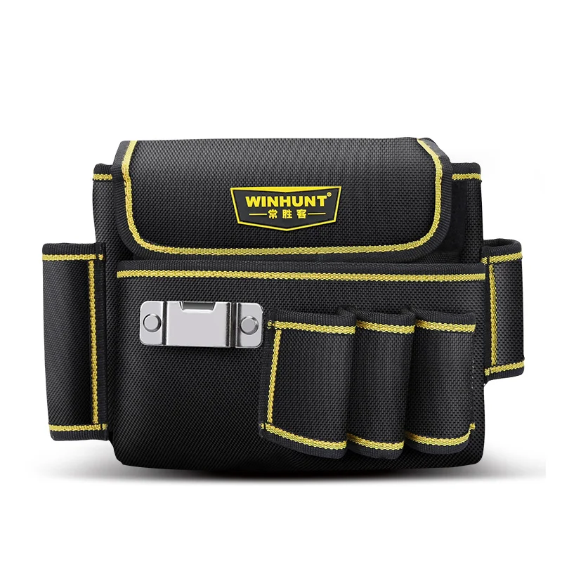 1pc Multi-Pocket Tool Pouch With Adjustable Belt, Heavy Duty 600D Oxford Cloth, Utility Tool Organizer For Electrician, Carpente