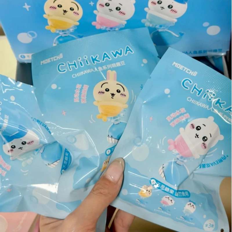 Hot New Original In-Stock CHiiKAWA Mermaid Cute Bean Blind Bag Shaking Fun Center Console Desktop Collection Figurine Toy Gift