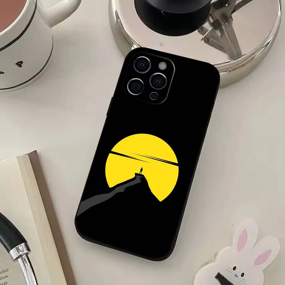 เคสโทรศัพท์แบบ C-Climbing สำหรับ iPhone 17,16,15,14,13,12,11,Plus,Pro,Max,Plus,XS เคสนิ่มซิลิโคนสีดำ