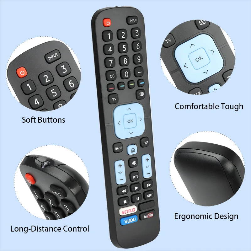EN2A27S Remote Control For Sharp Smart TV 50H6B 55H6B 50H7GB N6200U LC-40N5000U LC-43N5000U LC-43N6100U LC-43N7000U LC-50N5000U view 3