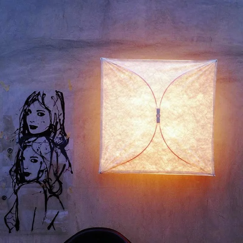 

Ariette Wall Light Medieval Kite Wall Lamp For Bedroom Background Decorative Lamp Living Room Square Silk Wall Lamp