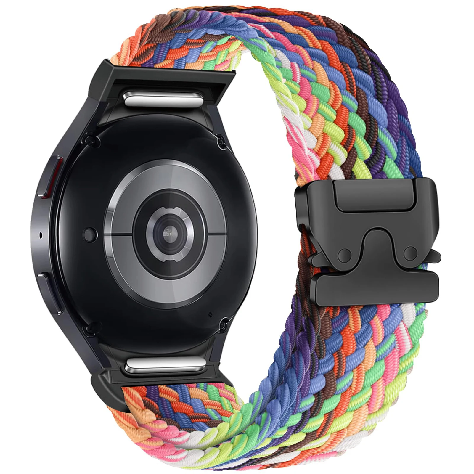 Parachuteband voor Samsung Galaxy Watch 7 6 5 4 FE 40 mm 44 mm/5 Pro 45 mm gevlochten Correa-armband Watch6 Classic 47 mm 43 mm band