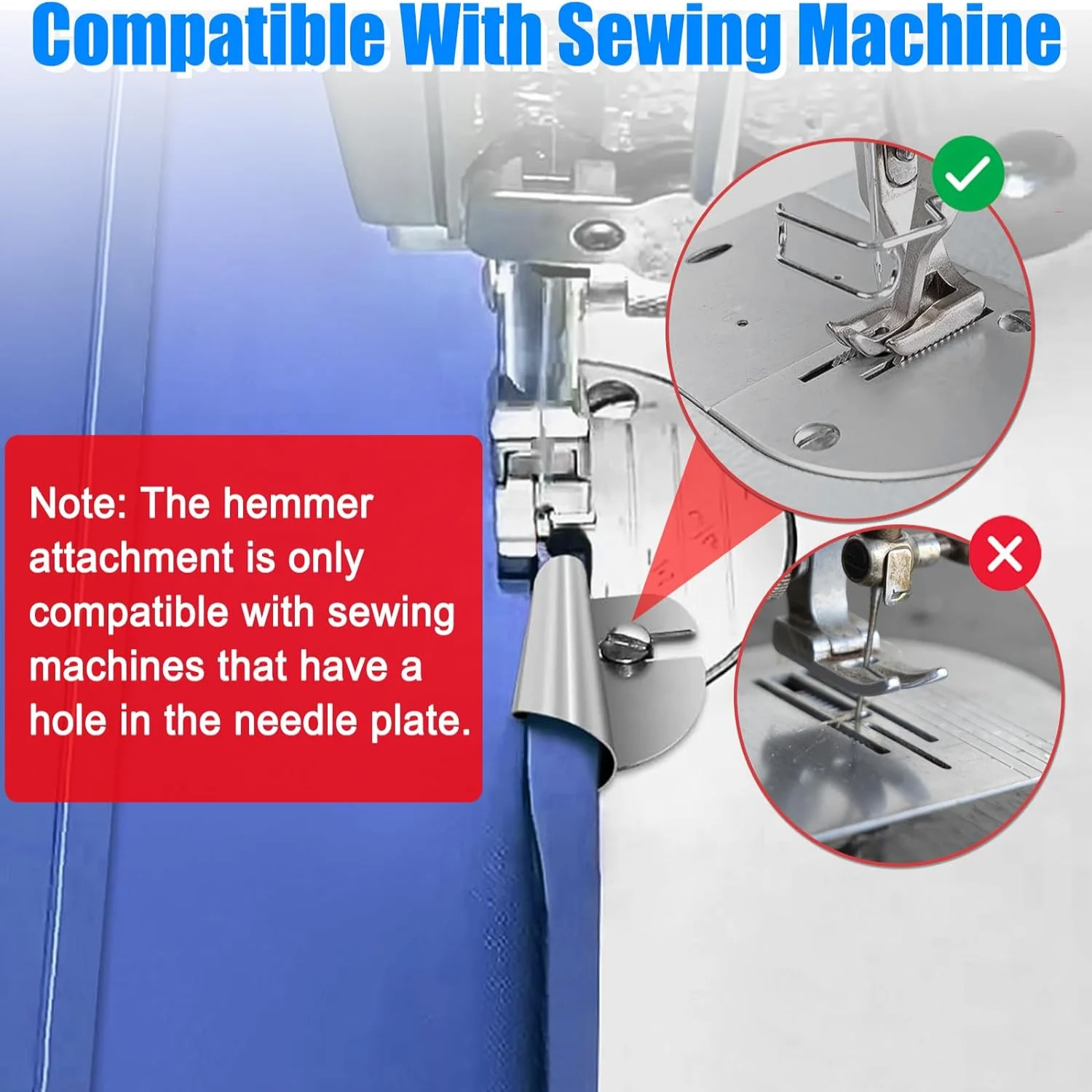 Upgraded  Seam Guide for Sewing Machine,  Seam Guide with Clip,  Seam Guide, Hemmer Guide, Multifunctional  Guide for Sewing Mac