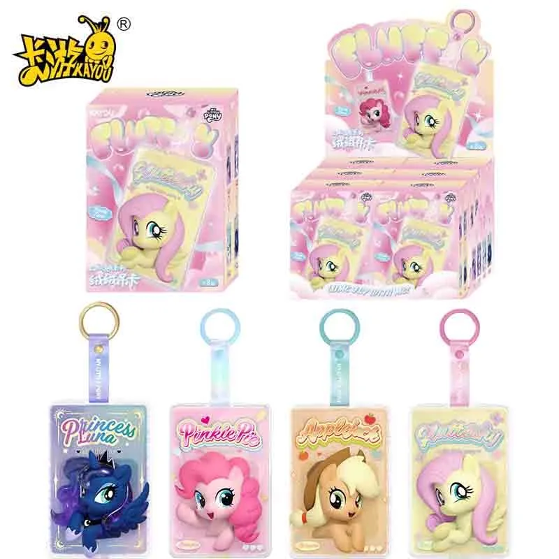 

Оригинальный кулон KAYOU My Little Pony Fluffy Hang Card из серии Colorful Flowing Light, коллекционная анимационная игрушка-сувенир