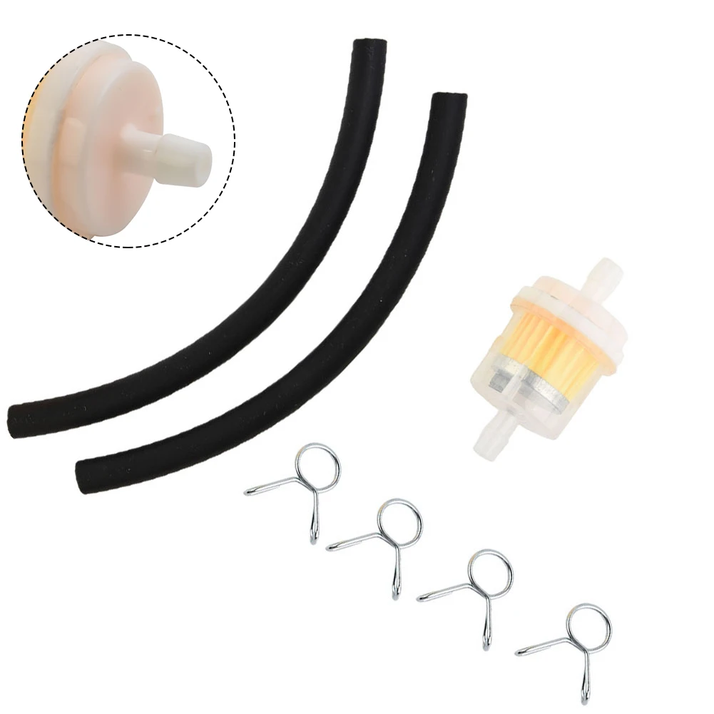 MOtocycle Fuel Petrol Inline Filter & Hose Pipe Line & Clips for mini for moto for Dirt Bike For Honda for atv for quad Gas Hose