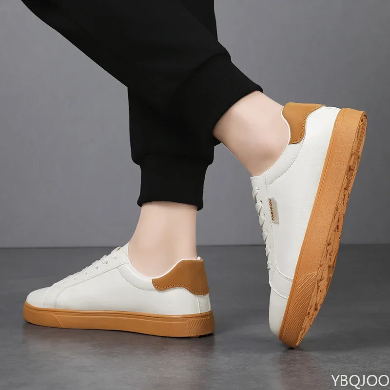 

Autumn new men's fashionable versatile flats Lightweight breathable lace up sports men's shoes leisure comfortable sneakers