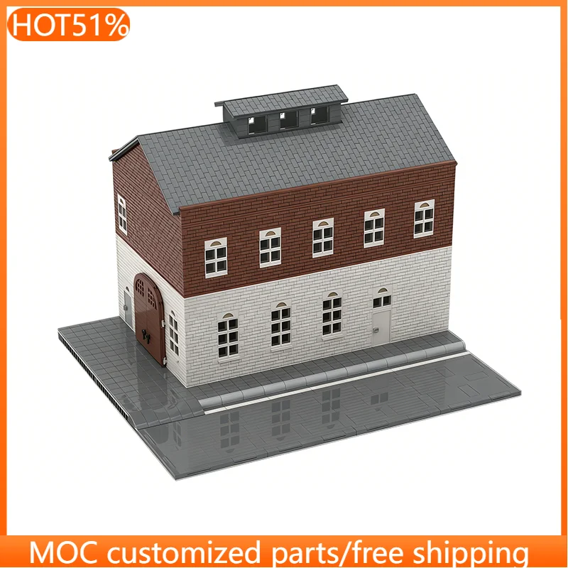 5809 PCS Urban Precision Auto Shop MOC Customize Modular Building Block Popular Model Brick Technology DIY Toy Christmas Gift