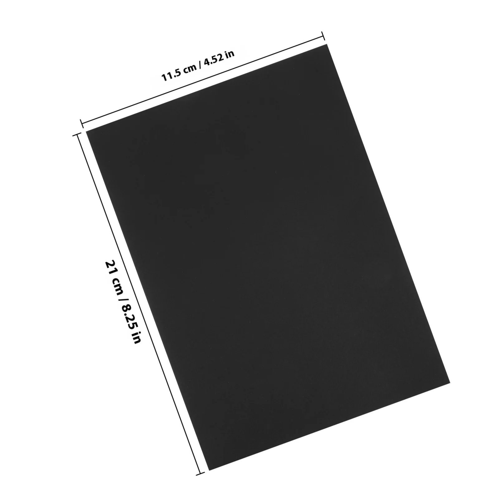 50 ورقة من الورق السميك باللون الأسود لصياغة دعوات البطاقات التجارية ورق أسود بطاقات ملونة #5