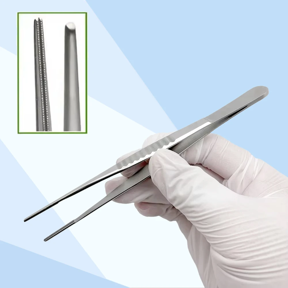 Surgical Tissue Forceps Debakey Atraumatic Vascular Procedures Medical Tweezers for Operation Hospital Clinic Use