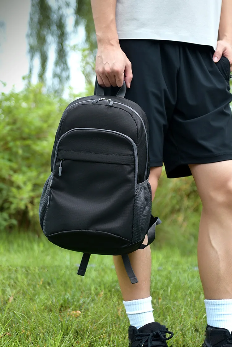 حقيبة ظهر جديدة من النايلون للاستخدام الخارجي، حقيبة ظهر قابلة للطي، سعة كبيرة للرجال والنساء، حقيبة تسلق الجبال خفيفة الوزن للسفر