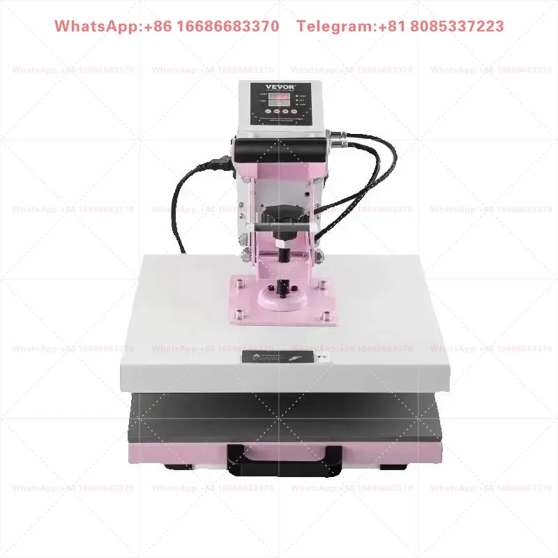 SucceBuy Heat Press 15 x 15 in Heat Press Machine Slide Out Heat Transfer Machine Fast Even Heating 2-Layer Insulation Cotton