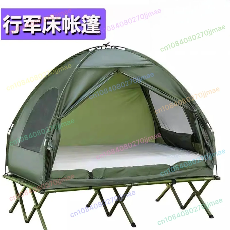 

Custom Portable Ultralight Camping Cot Tent with Rain Moisture Proof for Outdoor Hiking Folding Bed