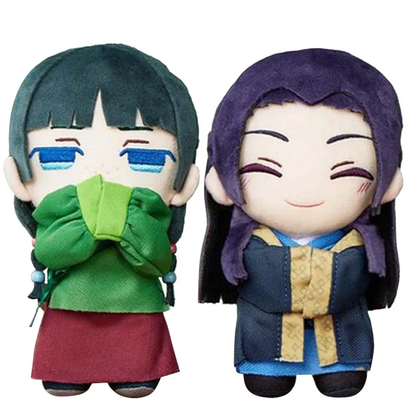 

New Cute Japan Anime The Apothecary Diaries Kusuriya no Hitorigoto Maomao Jinshi Renshi Plush Stuffed Doll Toy 18cm Kids Gifts