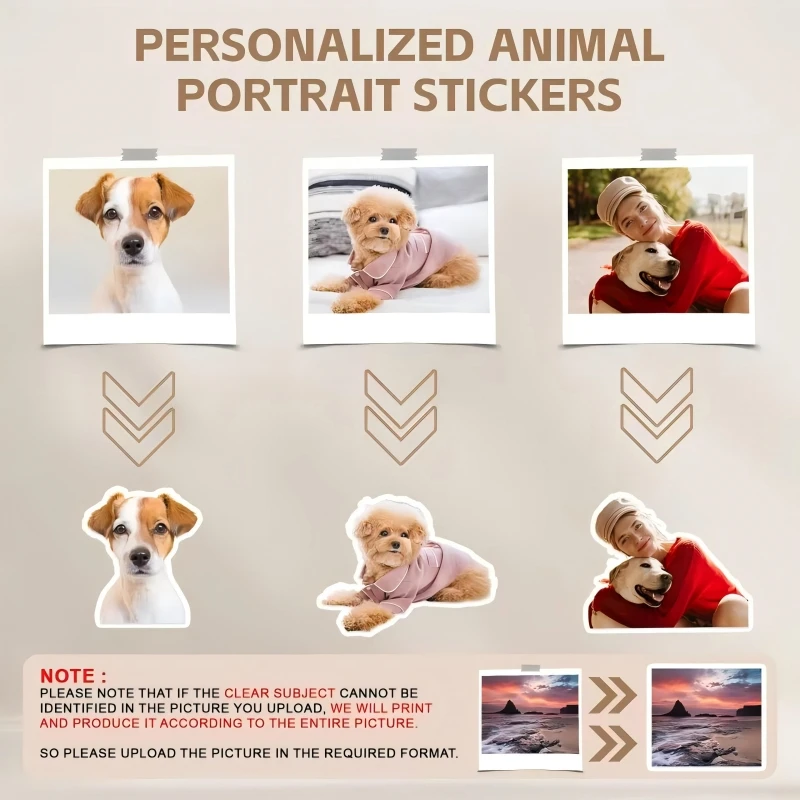 100개 맞춤 스티커 비닐 방수 다이컷 로고 디자인 브랜드 노트북 귀여운 개인 맞춤 스티커... - 1