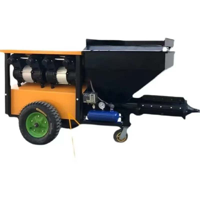 Grass cement mortar spraying machine, multi-functional ash batch machine, putty real stone paint automatic powder wall machine