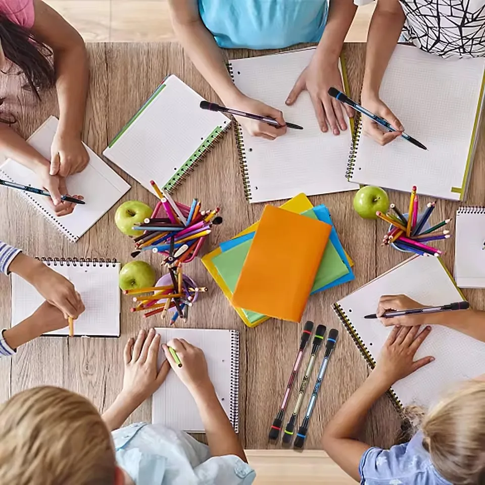 4/1 قطعة قلم الغزل المتداول إصبع الدورية القلم الألعاب خدعة القلم الإجهاد إطلاق الدماغ التدريب لعب للأطفال البالغين الطلاب #6