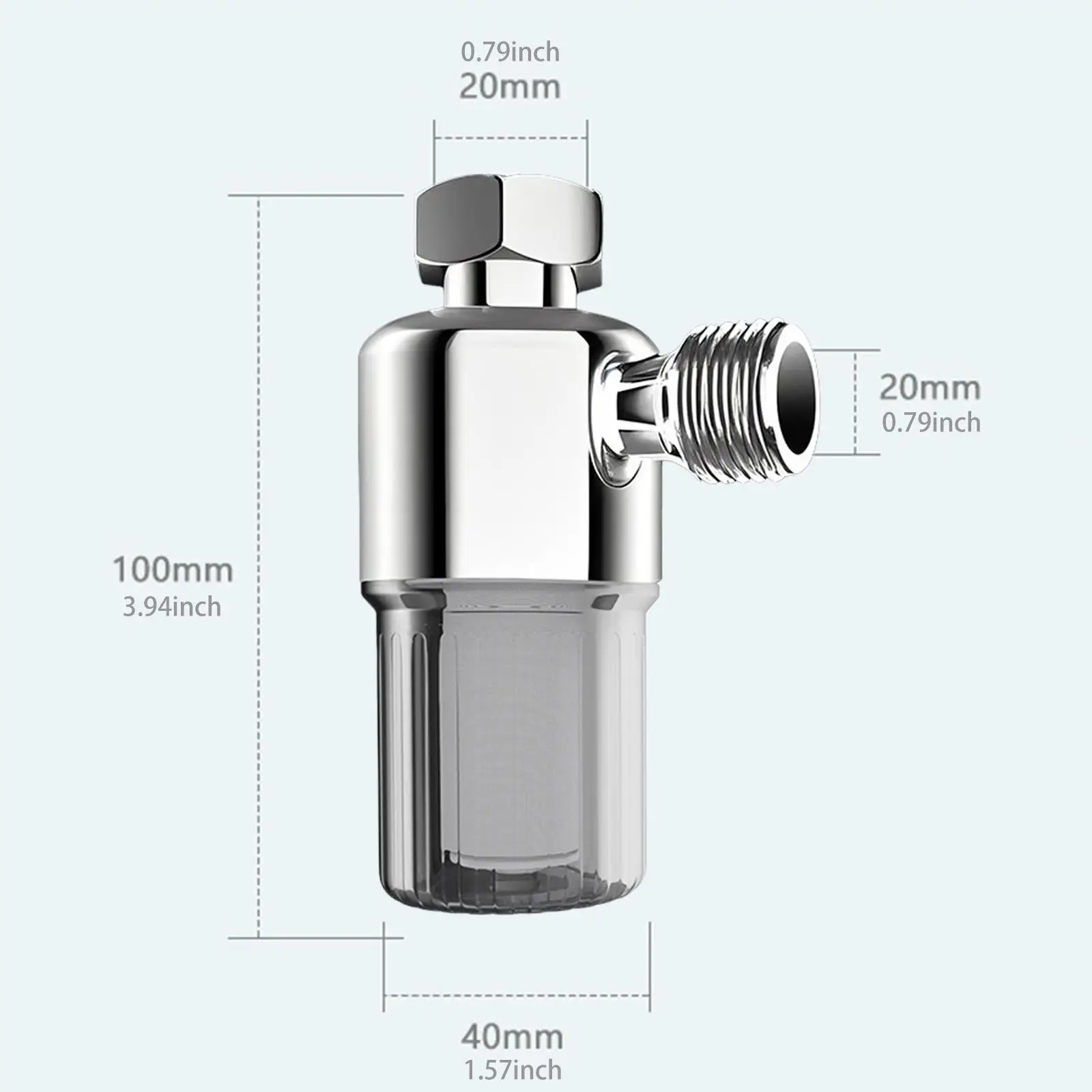 منقي مياه الحمام، قابل لإعادة الاستخدام، عالمي تحت الحوض، تنظيف فلتر المياه الصلبة لتنظيف المطبخ والحمام والمنزل